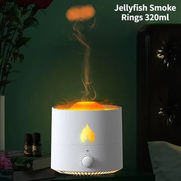 Portable Flame Aroma Air Humidifier