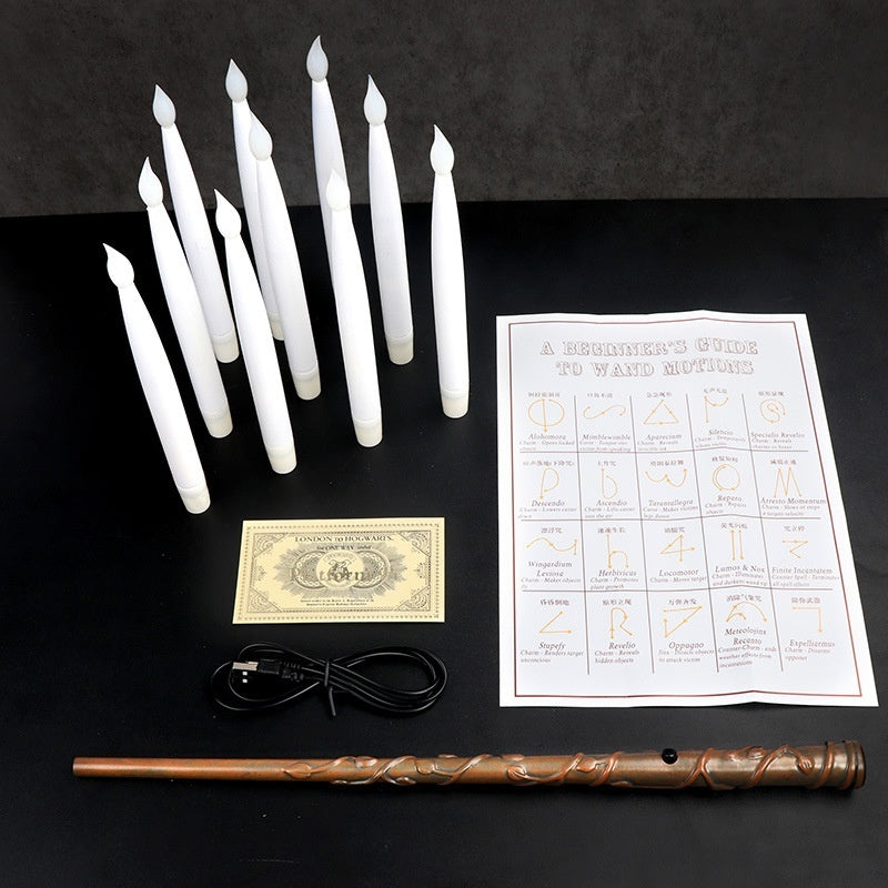 Magic Wand Induction Candle Flameless Floating Magic Wand