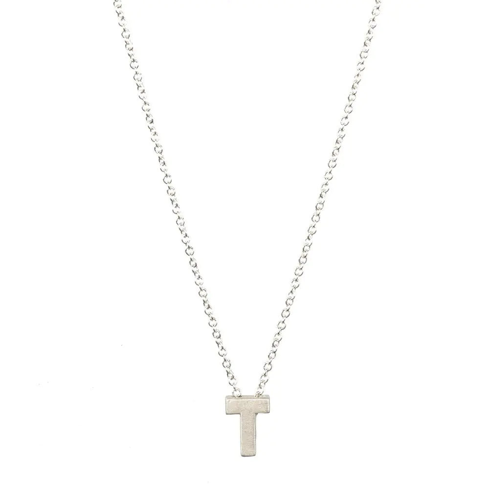 Letter Pendant Necklace