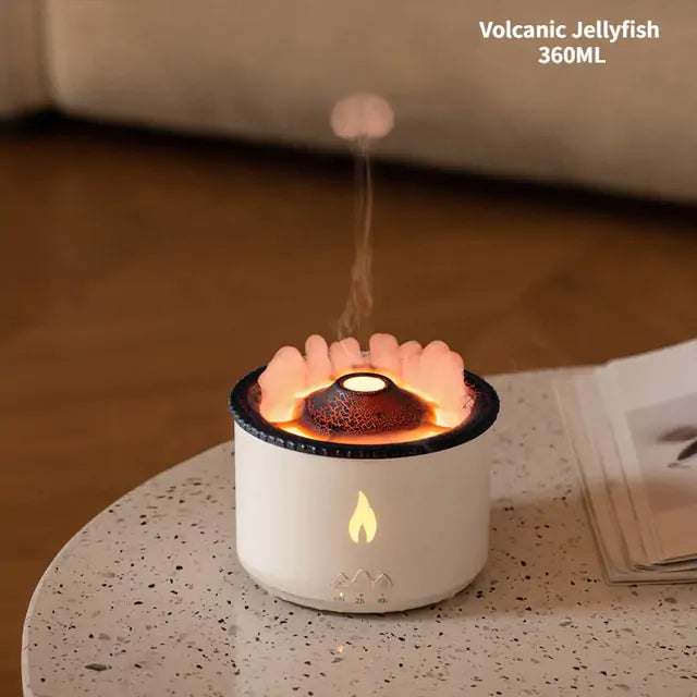 Portable Flame Aroma Air Humidifier