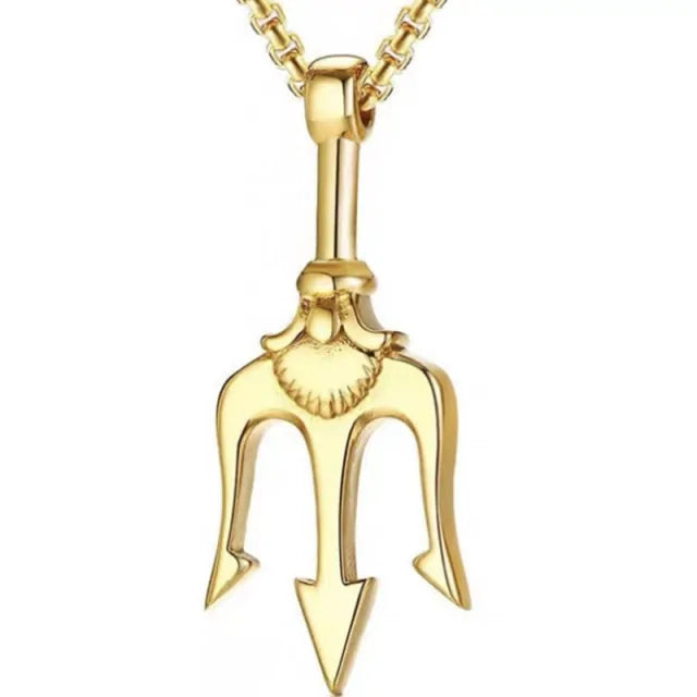 Trident Pendant Necklace