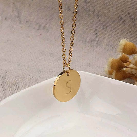 Disc Pendant Necklace