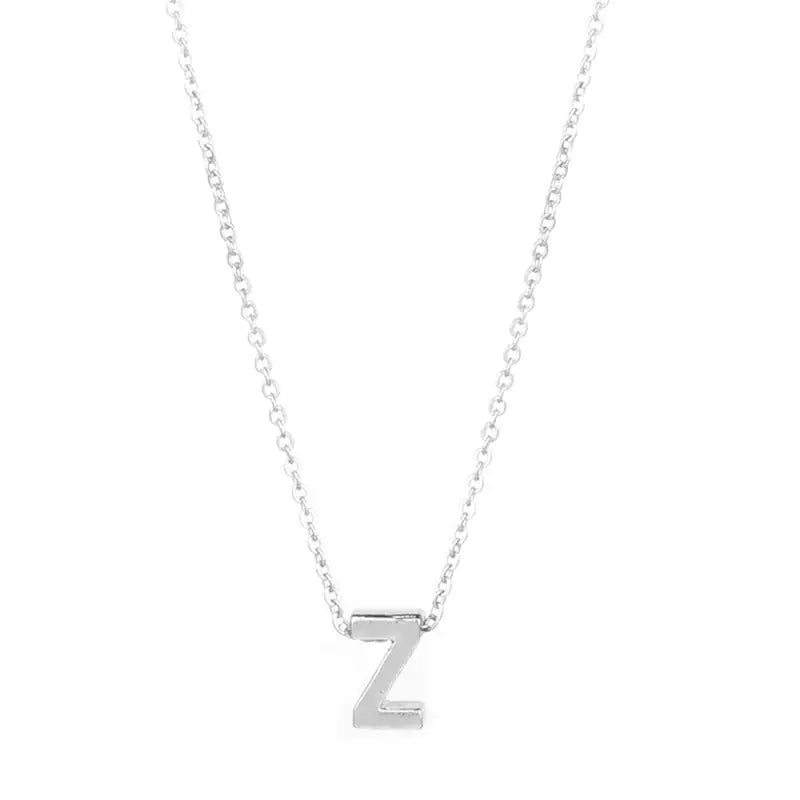 Letter Pendant Necklace