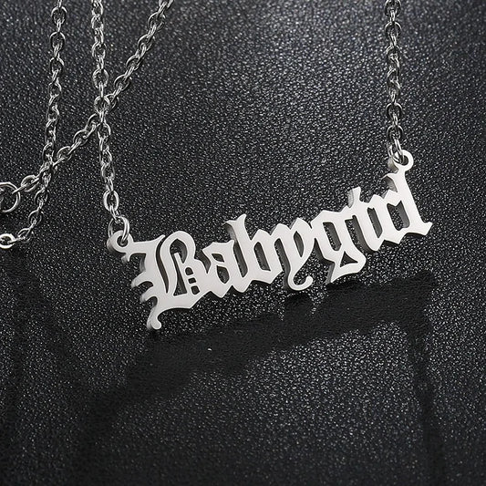 Babygirl Pendant Necklace