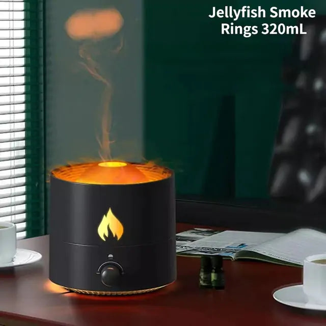 Portable Flame Aroma Air Humidifier