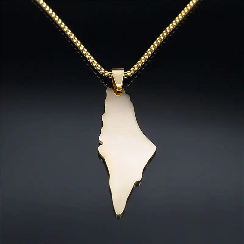 Map Pendant Necklaces