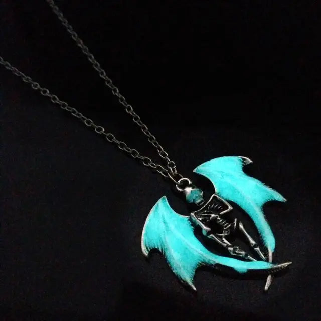 Glowing Dragon Pendant Necklace