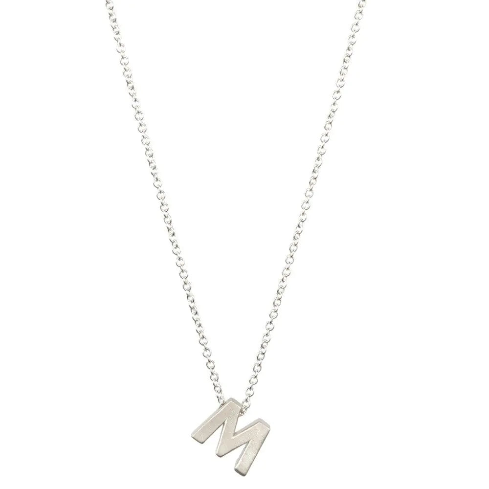 Letter Pendant Necklace