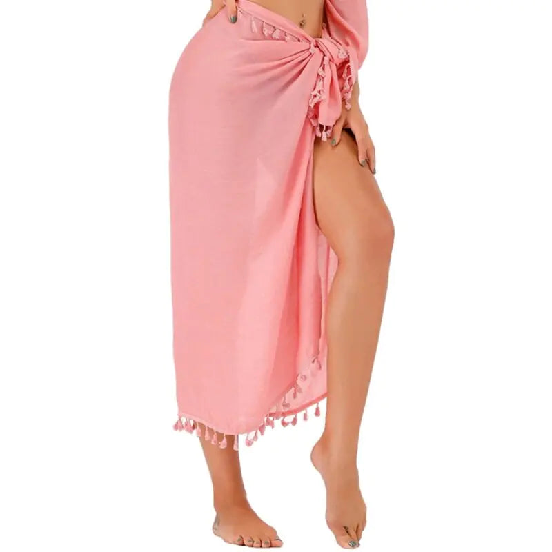 Womens Long Beach Cover Up Sarong