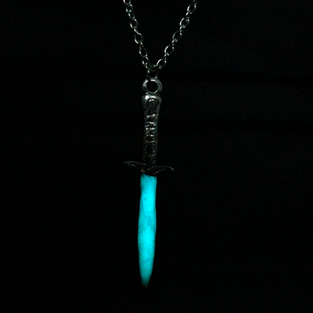 Glowing Dragon Pendant Necklace